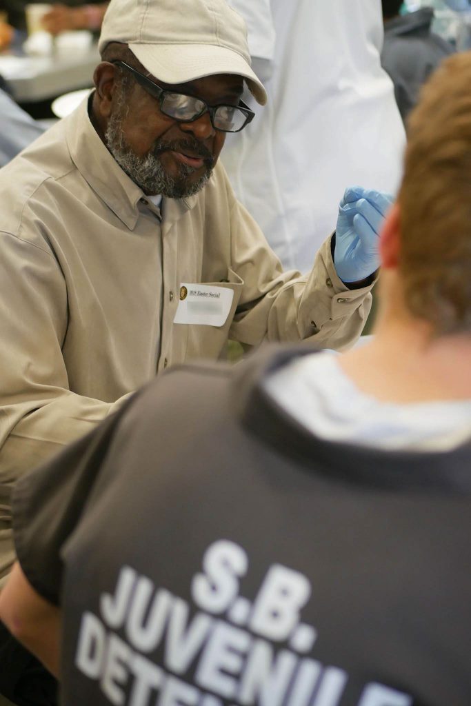 Probation Volunteer working with youth in detention